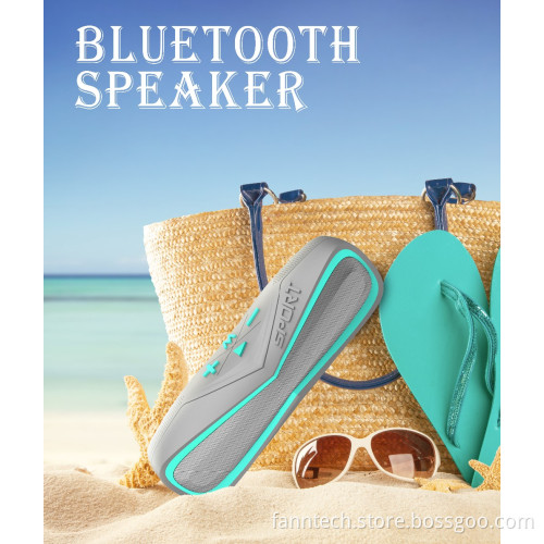 IPX7 Waterproof Sports Bluetooth Speaker with Hook for Hiking & Cycling